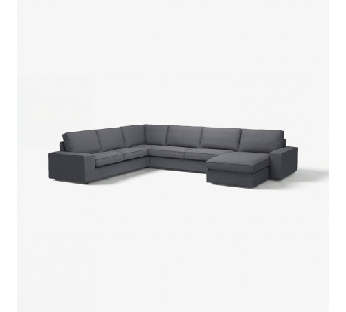 Sofa narożna 6-osobowa z szezl KIVIK 794.847.02