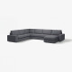 Sofa narożna 6-osobowa z szezl KIVIK 794.847.02