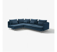 Sofa narożna 4-osobowa, z otwartym końcem/Kelinge granatowy SÖDERHAMN 796.220.39