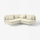 Sofa narożna 3-osobowa, Johanneshov kremowy SÖDERHAMN 796.221.76