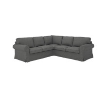 Sofa narożna 4-osobowa, Tallmyra średnioszary EKTORP 894.362.30