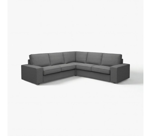 Sofa narożna 4-osobowa, Tallmyra średnioszary KIVIK 894.847.30