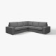 Sofa narożna 4-osobowa, Tallmyra średnioszary KIVIK 894.847.30