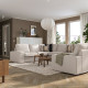 Sofa w kształcie lit U, 7-osobowa, Tresund jasnobeżowy KIVIK 894.944.04