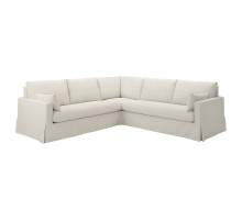 Sofa narożna 4-osobowa, Gransel naturalny HYLTARP 895.148.26