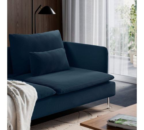 Sofa narożna, 6-osobowa, Kelinge granatowy SÖDERHAMN 896.223.31