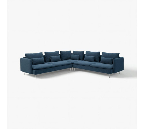 Sofa narożna, 6-osobowa, Kelinge granatowy SÖDERHAMN 896.223.31