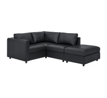 Sofa narożna 3-osobowa, z otwartym końcem/Grann/Bomstad czarny VIMLE 993.067.56