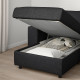 Narożna sofa 5o z szezl, z szerokimi podłokietnikami/Hillared antracyt VIMLE 994.366.92