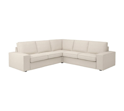 Sofa narożna 4-osobowa, Gunnared beżowy KIVIK 994.847.39