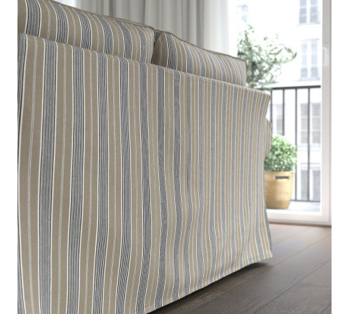 Sofa narożna 4-osobowa, Karlshov beżowy/wielokolorowy EKTORP 995.089.95