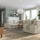 Sofa w kształcie lit U, 7-osobowa, Gunnared beżowy KIVIK 995.276.87