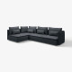 Sofa narożna 4-osobowa, z otwartym końcem/Knäbäck antracyt SÖDERHAMN 996.071.46