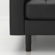 Sofa 2-osobowa, Grann/Bomstad czarny/drewno/czarny LANDSKRONA 094.442.10
