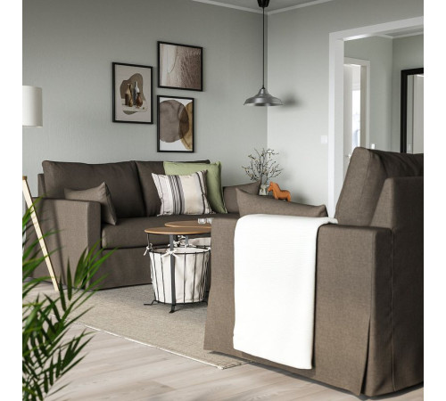 Sofa 2-osobowa, Gransel szarobrązowy HYLTARP 094.896.04