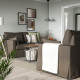 Sofa 2-osobowa, Gransel szarobrązowy HYLTARP 094.896.04