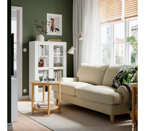 Sofa dwuosobowa, Knäbäck jasnobeżowy VALNÄS 096.153.20