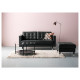 Sofa dwuosobowa, Grann/Bomstad czarny/metal LANDSKRONA 190.317.42