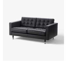 Sofa dwuosobowa, Grann/Bomstad czarny/metal LANDSKRONA 190.317.42