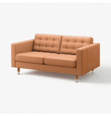 Sofa 2-osobowa, Grann/Bomstad złoto-brązowy/metal LANDSKRONA 192.702.66