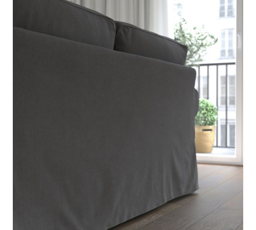 Sofa 2-osobowa, Tallmyra średnioszary EKTORP 194.305.28