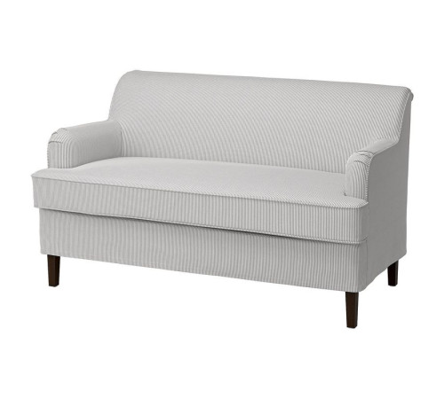 Sofa 2-osobowa, Klovsta szaro-biały ROCKSJÖN 195.146.98