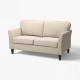 Sofa 2-osobowa, Hakebo beżowy EKHOLMA 195.355.87
