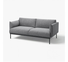 Sofa 2-osobowa, Lejde szary-czarny ÄPPLARYD 205.062.25