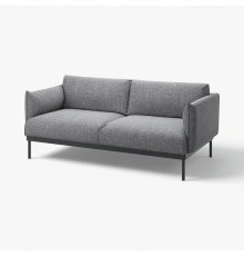 Sofa 2-osobowa, Lejde szary-czarny ÄPPLARYD 205.062.25