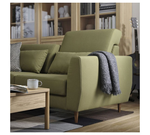 Sofa 2-osobowa, Vissle żółtozielony SLATORP 205.943.64