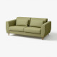 Sofa 2-osobowa, Vissle żółtozielony SLATORP 205.943.64