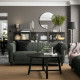 Sofa 2-osobowa, Lejde szary/zielony/brązowy VISKAFORS 294.432.62
