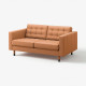 Sofa 2-osobowa, Grann/Bomstad złoto-brązowy/drewno/czarny LANDSKRONA 294.442.09