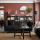 Sofa 2-osobowa, Lejde antracyt/brzoza VISKAFORS 394.432.09