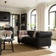 Sofa 2-osobowa, Lejde antracyt/brązowy VISKAFORS 394.432.52