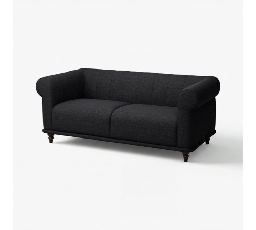 Sofa 2-osobowa, Lejde antracyt/brązowy VISKAFORS 394.432.52