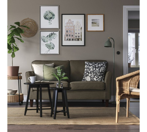 Sofa 2-osobowa, Kilanda szarobrązowy EKHOLMA 395.799.24