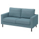 Sofa dwuosobowa, Fridtuna ciemny szaroniebieski SALTSJÖBADEN 396.225.07
