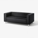 Sofa 2-osobowa, Bomstad czarny KLIPPAN 403.993.14