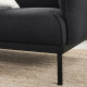 Sofa 2-osobowa, Gunnared czarny/szary ÄPPLARYD 405.750.29