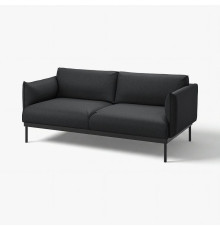 Sofa 2-osobowa, Gunnared czarny/szary ÄPPLARYD 405.750.29