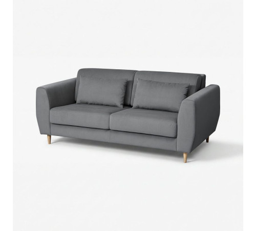 Sofa 2-osobowa, Hakebo ciemnoszary SLATORP 405.943.77