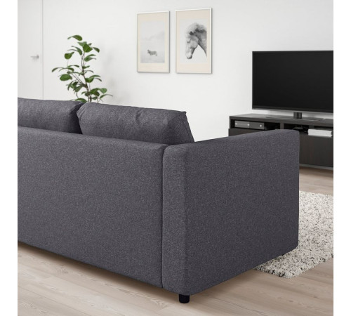 Sofa 2-osobowa, Gunnared średnioszary VIMLE 493.989.75