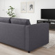 Sofa 2-osobowa, Gunnared średnioszary VIMLE 493.989.75