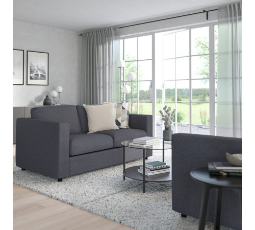 Sofa 2-osobowa, Gunnared średnioszary VIMLE 493.989.75
