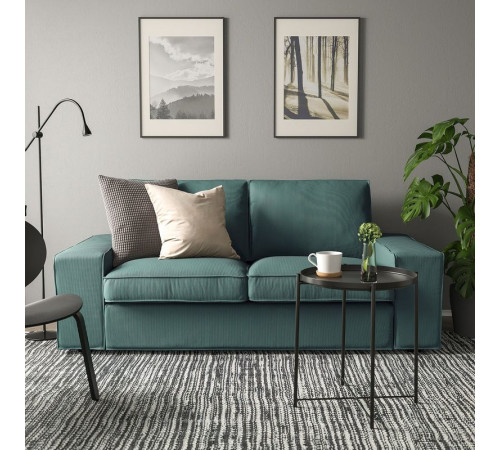 Sofa 2-osobowa, Kelinge szaroturkusowy KIVIK 494.430.44