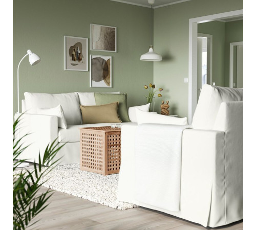Sofa 2-osobowa, Hallarp biały HYLTARP 494.896.16
