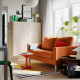 Sofa dwuosobowa, Vittangi jasnobeżowy/biały SALTSJÖBADEN 496.227.62
