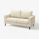 Sofa dwuosobowa, Vittangi jasnobeżowy/biały SALTSJÖBADEN 496.227.62