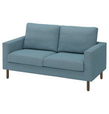 Sofa dwuosobowa, Fridtuna ciemny szaroniebieski SALTSJÖBADEN 496.274.63